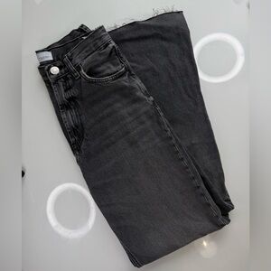 Zara Straight Leg Jeans Black